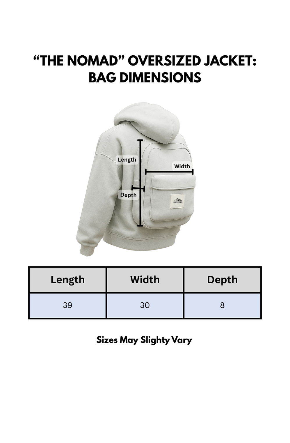 "The Nomad" Oversized Bag Jacket